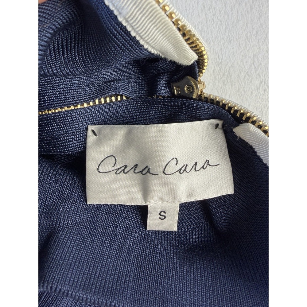 Cara Cara Greta Top Navy Long Sleeve Woman's Small - Picture 5 of 8